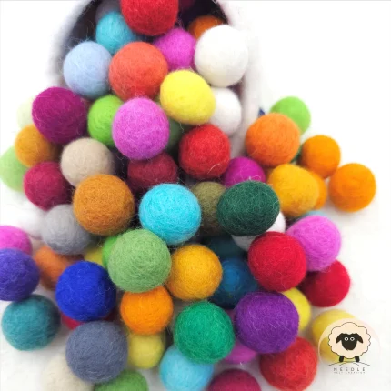 2cm Felt Balls-Needle Felt Creation