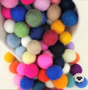 Needle Felt Creation - Largest Felt Products Manufacturer, Wholesaler & Supplier in Nepal - Home Page | Needle Felt Creation 4cm Felt Balls-Needle Felt Creation