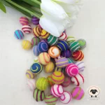 Spiral Felt Balls-Needle Felt Creation