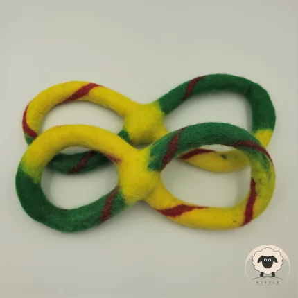 Infinity Ring Dog Toy-Needle Felt Creation