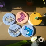 Felt Fish Cup Coaster-Needle Felt Creation