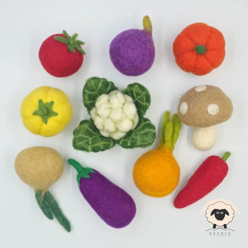 Felt Vegetables - Needle Felt Creation