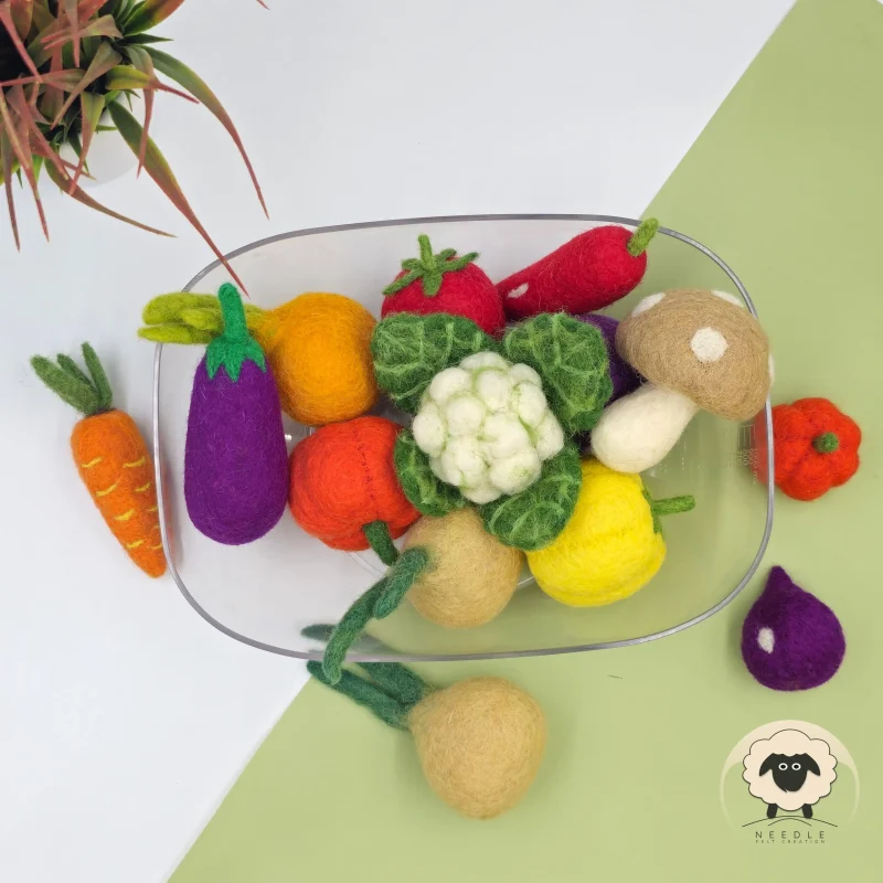 Felt Vegetables - Needle Felt Creation