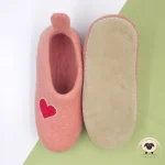 Pink Wool Felt Boots - Needle Felt Creation