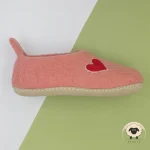 Pink Wool Felt Boots - Needle Felt Creation