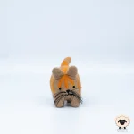 Orange Felt Cat with Stripes | Felt Animal Figurine Wholesale - Image 2