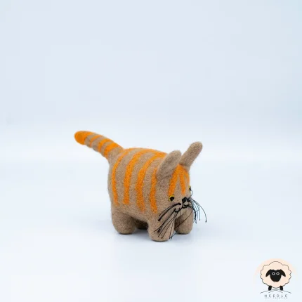 Orange Felt Cat