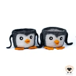 Penguin Basket Needle Felt Creation