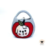 apple felt hand bag