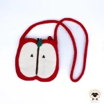 apple slice hand bag