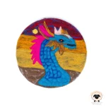 blue-dragon-felt-cushion