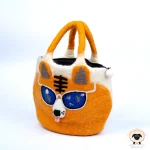Cat Felt Hand Bag | Wholesale Felt Hand Bag - Image 2