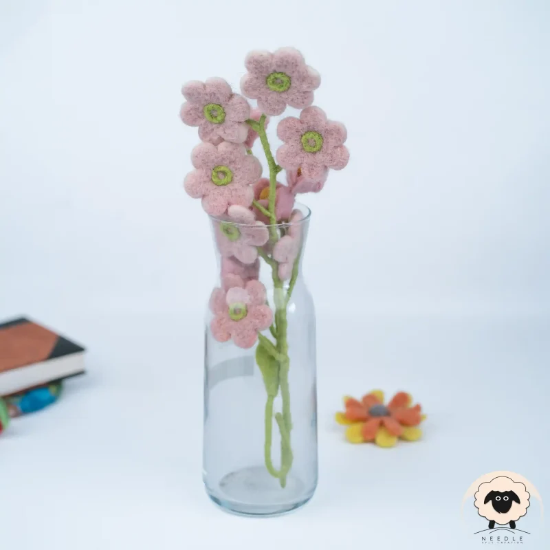 Needle Felt Creation - Largest Felt Products Manufacturer, Wholesaler & Supplier in Nepal - Home Page | Needle Felt Creation cherry blossom felt flower 2