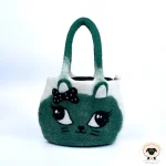 cute -cat- hand-bag