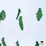 Forest Leaf Hanging | Felt Mobile Hanging - Image 3