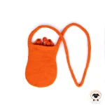 fox felt hand bag