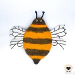 Honey Bee Felt Bag | Wholesale Felt Hand Bag - Image 2