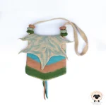 leaf felt hand bag