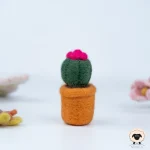 Potted Cactus Felt Flower - Image 2