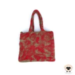 Red Roses Felt Hand Bag | Wholesale Felt Hand Bag - Image 2