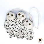 snow owl hand bag