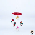 Snowman Felt Mobile Hanging | Wholesale Mobile Hanging - Image 2