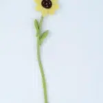 sunflower felt flower