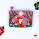 Woodland Fox Felt Purse | Wholesale Felt Purse - Image 3