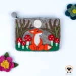 Woodland Fox Felt Purse | Wholesale Felt Purse - Image 4
