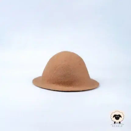 beige felt hat