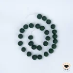 green felt ball garland