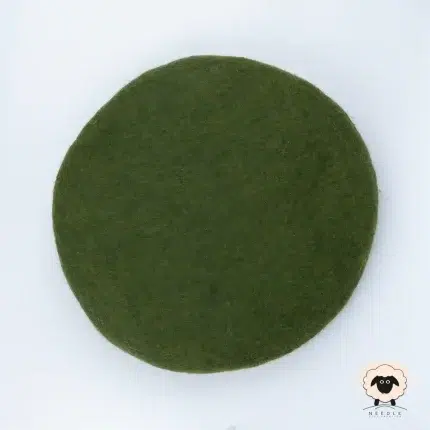 green felt chairpad