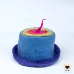 Rainbow Tall Witch Hat | Wholesale Felt Hat - Image 2