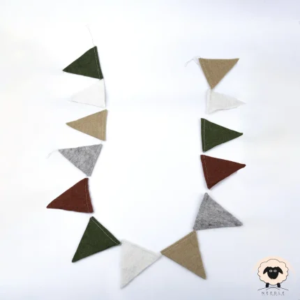 triangle felt garland